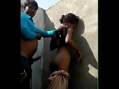 Sexy Desi girl being enjoyed for first time outdoor mms